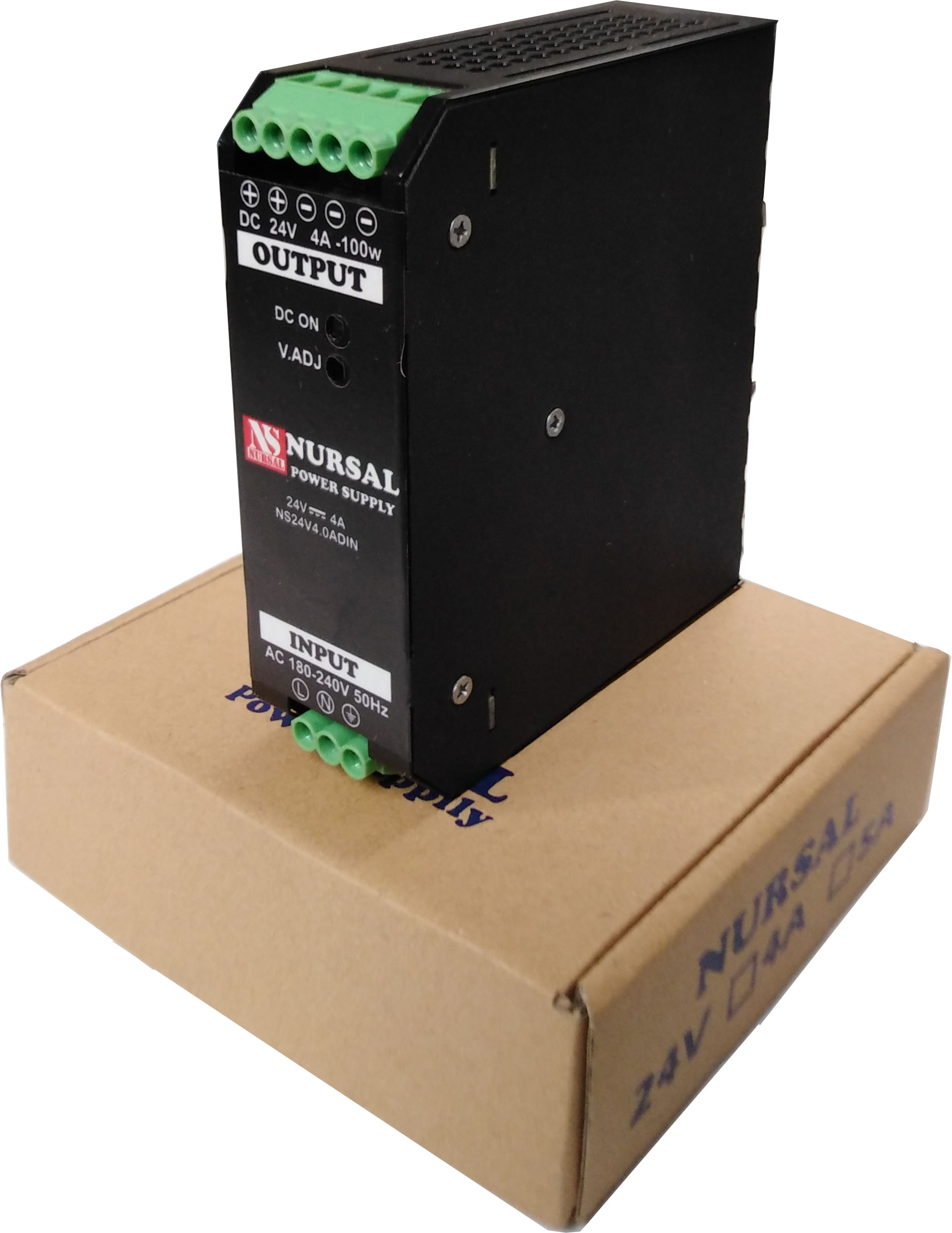 منبع تغذیه ریل خور صنعتی 24 ولت 4 آمپر